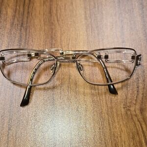 Charmant Line Art XL2044 LB Titan Eyeglasses Gold Brown Japan 52-17-135